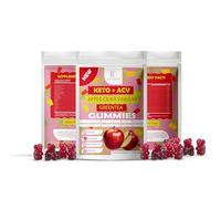 Keto + Apple Cider Vinegar Gummies with Green Tea. Metabolism Support, Energy Boost, High Strength ACV Keto Gummies. Natural Ingredients Nutritional Food Supplement. Vegan & Gluten Free.