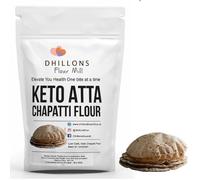 Keto Atta 500g from Dhillons Flour Mill | A Low carb Keto, Vegan Paleo and Diabetic Friendly, Low carb, Good Protein Atta