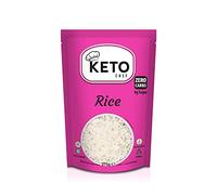 Keto Chef Konjac Rice (Pack of 24 x 270g) Instant Oats Fibre Shirataki Rice, Low Carb, Low Calorie, Gluten & Sugar Free, Vegan, Ready to Eat Alternative, Paleo Diet Friendly