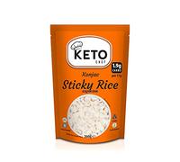 Keto Chef Konjac (Sticky Rice, Pack of 6 x 200g), Vegan, Instant Sushi Rice, Low Carb, Gluten & Sugar Free, Low Calorie, Ready to Eat, Healthy Keto Diet Food