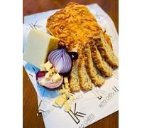 Keto Chefs Low Carb Gluten & Grain Free Farmhouse Cheddar & Roasted Red Onion Focaccia Style Bread 400g Loaf