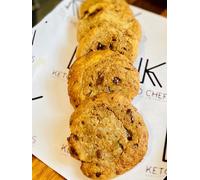 Keto Chefs Low Carb Peanut Butter & 90% Dark Chocolate Chip Cookie x 6-3 Packs 330g each