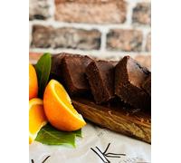 Keto Chefs Low Carb Seville Orange & Dark 90% Belgium Chocolate Brownie Freshly Baked 400g x 3 Packs