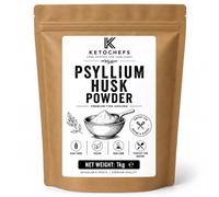 Keto Chefs Premium Psyllium Husk Powder 1kg - Ultra Fine, High Fibre, Vegan