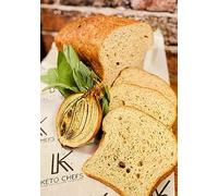 Keto Chefs Ultra Low Carb Freshly Baked Keto Bread Rustic Sage & Onion Presliced Loaf 600g x 2 Loaves