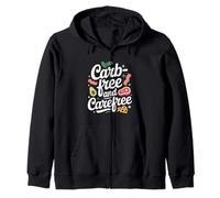 Keto Diet Ketosis Funny Zip Hoodie