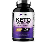 Keto Diet Pills for Men & Women - 1 Month Supply - MCT Oil & Green Tea Plus Vitamins and Minerals - UK Made - Vegan - Contributes to Fatty Acid & Carb