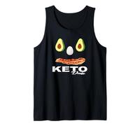Keto Dude Cool Funny ketogenic Diet Ingredients and Vibes Tank Top