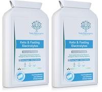 Keto & Fasting Electrolytes - 120 Capsules - Advanced Rapid Rehydration Formula with a Balanced Magnesium, Sodium, Potassium & Chloride Blend - Suitable for Ketogenic Diets (Pack of 2)