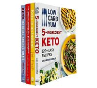 Keto Fat Bombs Sweets & Treats, The Essential Instant Pot Keto Cookbook, Keto in an Instant, Low Carb Yum 5-Ingredient Keto 4 Books Collection Set