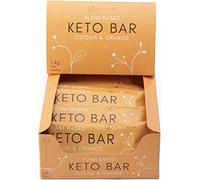 Keto Hana Cocoa & Orange Bar Keto Diet Vegan Grain Free Dairy Free Plant Based No Refined Sugars Gluten Free 1.4g Net Carbs - 40g a bar, 12 in a box