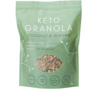 Keto Hana Coconut & Almond Keto Granola Original Butter Keto Diet Grain Free No Refined Sugars Gluten Free 1.1g Net Carbs Breakfast Cereal - Bulk, Family Pack 1kg/2.2lbs