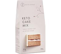 Keto Hana, Healthy Keto Diet Vanilla Sponge Cake Baking Mix Without Any Refined Sugars or Flour - Only 3.1g Net Carbs Per Serving