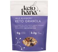 Keto Hana Wild Blueberry Keto Granola, Low Carb, 3.2g Net Carbs, 1kg