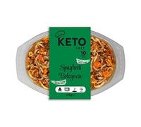 Keto Instant Chilled Meals - Konjac Vegan & Low Calorie, High in Protein, Microwavable Meal | Ready to Eat Meal Pack of 4 (370g) (Spaghetti Bolognese)