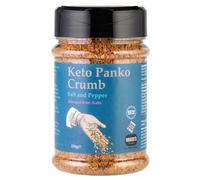 Keto Panko Rind Crumb 3 X 150g Pots - Available in Multiple Flavours - Keto, Gluten & Allergen Free, Low Carb, High Protein - Handmade in Britain with Family Recipe (Salt & Pepper)