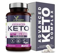 Keto Diet Pills - Max Strength Weight Loss Complex for Men & Women - MCT Oil, Green Tea, Bio-Cultures, Vitamins & Minerals, Carbohydrates & Fatty Acids Metabolism - 60 Vegan Capsules - Made in The UK