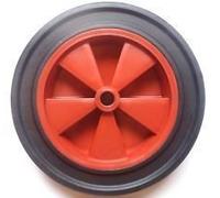 Keto Plastics 12" SLIM Wheelbarrow Solid Wheel RED Replacement For 14" Pneumatic NO MORE PUNCTURES (MADE IN UK)