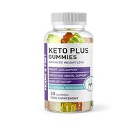 Keto Plus Gummies - Suitable for Vegetarians and Vegans 30 Gummies