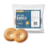 Keto-Pro Keto Bagels | The Ultimate Low Carb Bread Replacement | A Deliciously Soft Low Carb Bagel Perfect For Toasting | 4 Pack