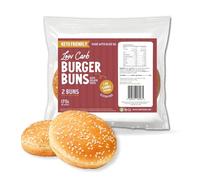 Keto-Pro Keto Bread Rolls | 1.5g Carb Per Roll | Soft Low Carb Bread Buns For Burgers & Sandwiches | Gluten Free Keto Rolls | 4 Pack