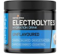 Keto-Pro Keto Electrolytes 250g - 50 Servings | Electrolyte Powder & Salts | Supports Your Fasting, Health & Fitness Goals | Unflavoured