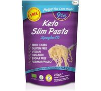 Eat Water Slim Spaghetti - Shirataki, Zero Carbohydrates & Sugar-Free, Made from Organic Konjac Flour, Low-Calorie Vegan, Keto & Paleo-Friendly - 270g (Pack of 5)