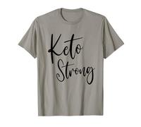 Keto Strong | Low-Carb Ketogenic Keto for Life Statement T-Shirt