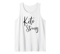 Keto Strong | Low-Carb Ketogenic Keto for Life Statement Tank Top
