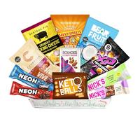 Keto Ultra Low Sugar Snack Box | Ultimate Keto Hamper | Delicious and Thoughtful Gift for a Ketogenic, Low Carb, Coeliac or Diabetic Diet