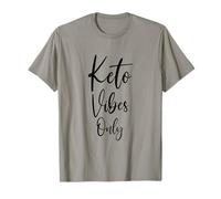 Keto Vibes Only | Low-Carb Ketogenic Keto for Life Statement T-Shirt