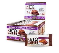 Keto Wise Fat Bombs - Chocolate Pecan Clusters - 16 Packs 32g Each