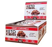 Keto Wise Fat Bombs - Crispy Caramels - 16 Packs 32g Each