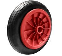 Ketobarrow 12" Inch Solid Wheelbarrow Wheel Puncture Proof Tyre Solid Wheel For Launching Trollies Sack Truck Hand Cart Trolley 1 Inch Bore