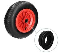 Ketobarrow 14" Wheelbarrow Wheel Pneumatic Tyre Innertube 3.50-8 With 20mm Bore