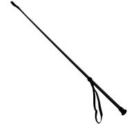 KetoBarrow Equestrian Dressage Crop Nylon Schooler Horse Riding Crop 100cm with Wrist Strap Black