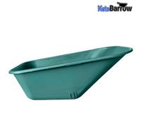 Ketobarrow Green Wheelbarrow Tray Body - 110L Plastic Pan