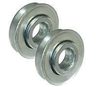 Ketobarrow Roller Ball Bearings Id 12mm X Od 35mm X Width 8mm Roller Bearing Steel Wheel Bearings For Wheelbarrow Or Cart Hand Truck - 2 Pack