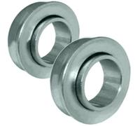 Ketobarrow Roller Ball Bearings Id 20mm X Od 35mm X Width 8mm Roller Bearing Steel Wheel Bearings For Wheelbarrow Or Cart Hand Truck - 2 Pack