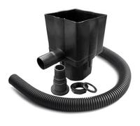 Ketobarrow Water Butt Diverter Kit Downpipe Waterbutt Filler Kit Fits Both Round Square Downpipes Connect Downpipe To Water Butt With 1M Hose