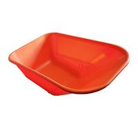 Ketobarrow Wheelbarrow Body Tray Replacement Pan - 110L Capacity - Undrilled - Universal Fit - Barrow Body - Orange