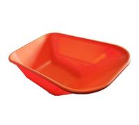 KetoBarrow Wheelbarrow Tray Replacement Wheelbarrow Body Pan - 110L Capacity - Undrilled - Universal Fit - Barrow Body (Orange), KB-WHEELBARROW-BODY-P-ORANGE-110L