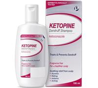Ketoconazole 2% Anti-Dandruff Treatment Shampoo, 100ml | Dermatologically Tested | Clinically Proven to Treat and Prevent Itchy, Flaky, Dry Scalp, Seborrhoeic Dermatitis, Psoriasis & Reduces Hair Loss