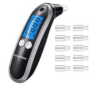 Ketone Breath Meter, Portable Ketone Analyzer for Monitoring Ketosis, Non-Rechargeable Breath Tester with High Precision Sensor, Ideal for Keto, Low-Carb, or Intermittent Fasting Users (Black)