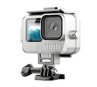 KETOPKIN Aluminum Alloy Waterproof Case for GoPro Hero12/Hero11/Hero10/Hero9 Black,40M/131FT Underwater Diving Housing Protective Shell for Go Pro Hero12/11/10/9 Black Action Camera Accessories