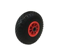 KetoPlastics 10" PLASTIC puncture proof solid trailer truck trolley wheel 3.00-4 replacement wheel - 20MM BORE