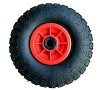 KetoPlastics 10" PNEUMATIC 4.10/3.50-4 SACK TRUCK TROLLEY WHEELBARROW WHEEL WITH 1" BORE (25.4mm)