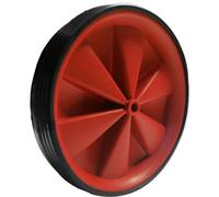 KetoPlastics 10" Solid Wheelbarrow Wheel For Garden Trolley Barrow Go Cart Trailer Puncture Proof Tyre