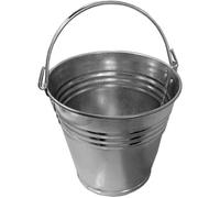 KetoPlastics 13L Metal Bucket Heavy Duty Multipurpose Bucket With Handle For Hot Ash, Home, Garden, Bathroom, Garden Waste - 13L