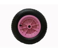 KetoPlastics 14" pneumatic wheelbarrow wheel (pink) launching trolley(3.50/4.00-8)
